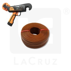 BBMRN80 - Bobina de 80 m de hilo estándar para atadoras eléctricas mod. F3X – Marrón., markets:  []string{"A", "B", "AU"}